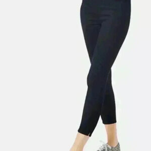 Aeropostale Bree High-Rise Cropped Jeggings, Size Large, Dark Wash